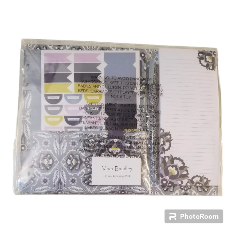 Vera Bradley planner accessory pack Plaza Tile